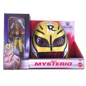 WWE Rey Mysterio Mask Role Play and Main Event Figure Set Mattel Special Edition